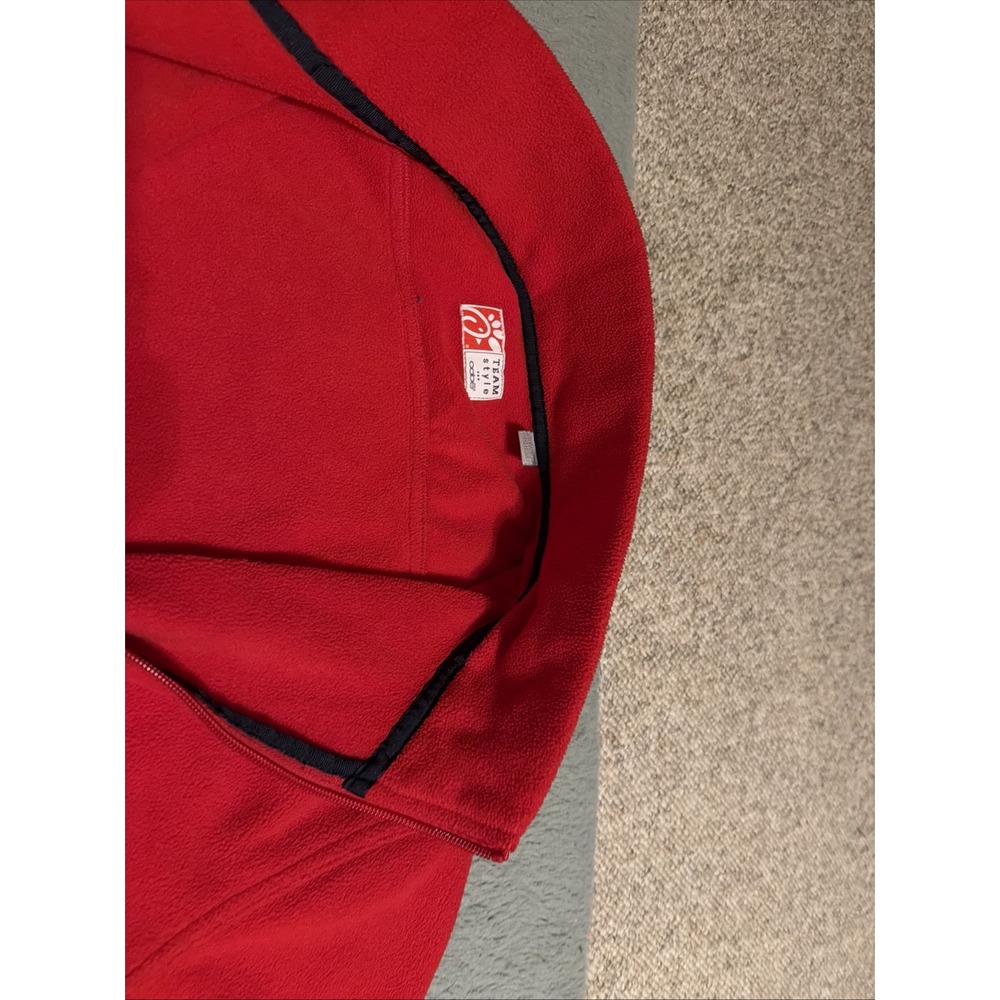 Mens XL Chic-fil- A Fleece Full Zip Jacket - Picture 2 of 4